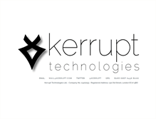 Tablet Screenshot of kerrupt.com